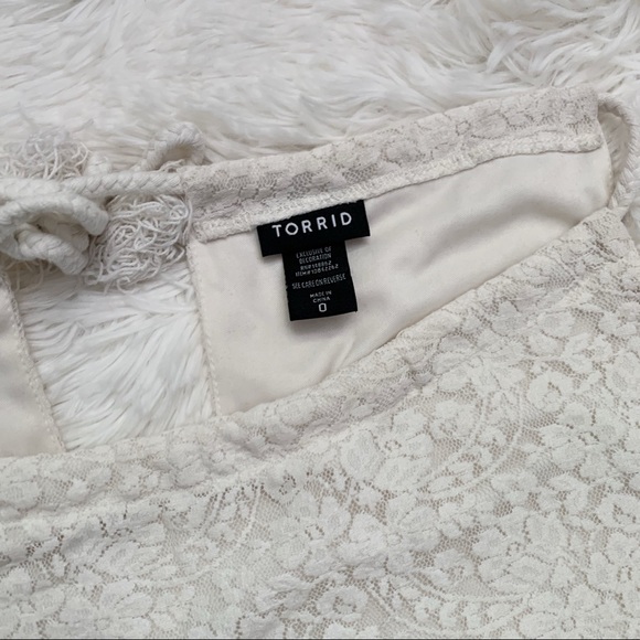 Torrid LACE ROPE NECK TANK TOP - Picture 7 of 8